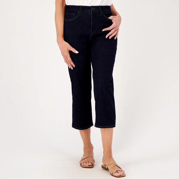 NYDJ Denim - NYDJ Joni Higher Rise Relaxed Crop Jeans- Illusion